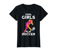 Ballerine de Football pour Filles Qui Jouent au Football T-Shirt