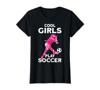 Ballerine de Football pour Filles Qui Jouent au Football T-Shirt