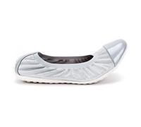 Ballerine Enfant Geox J Piuma - Blanc - Fille - Cuir glacé, daim, cuir écologique - Semelle en caoutchouc 31