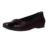 Ballerine Femme - Clarks - 130762 Rouge - Semelle int. Gomme - Peau - Coincé 37