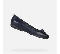 Ballerine Geox D ANNYTAH D - NAPPA - Femme - Cuir - Bleu - Navy - Chaussant large - Confort exceptionnel