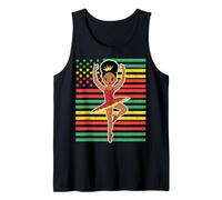 Ballerine Melanin Girly Princess Black Girl Magic Cute Dance Débardeur