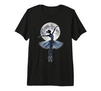 Ballerine Pleine Lune sorcière Ballet Danse T-Shirt Haut de Gamme