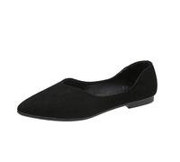 Ballerine pour femme - Élégantes - Couleur unie - Chaussures simples à enfiler - Chaussures plates - Chaussures de loisirs légères et confortables - Chaussures d'été pour femme - Chaussures