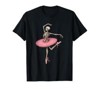 Ballerine Squelette Danseuse Gothique Halloween T-Shirt