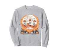 Ballerine Squelette de Ballet Halloween pour Femme et Fille Sweatshirt