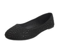Ballerines À Plat Diamantées Spot On Pour Femmes