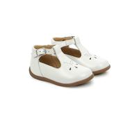 Ballerines bÃ©bÃ© fille Pom d'Api Stand-Up Salome Blanc 23