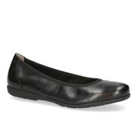 Ballerines Caprice Noir Femme - Modèle BLACK NAPPA CASUAL CLOSED BALLERINAS - Cuir - Ref. 9-22150-42-022 37