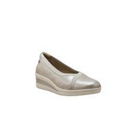 Ballerines compensÃ©es pourtour Ã©lastiquÃ© femme PÃ©diconfort Bleu 40
