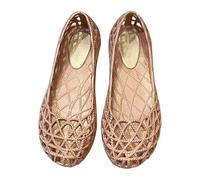 Ballerines confortables à enfiler pour femme - Escarpins plats élégants - Chaussures d'été à bout rond - Chaussures de costume folklorique - Chaussures basses pour femme - Chaussures de danse