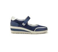 Ballerines cuir scratch femme PÃ©diconfort Bleu 38