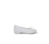 Ballerines De Cérémonie En Lin Pour Fille Blanc 33