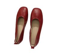Ballerines de Printemps JJDFW Confortables pour Femmes, Bout carré, Style Mary, Double Boucle