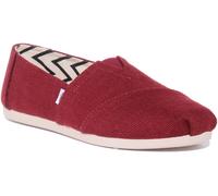 Ballerines Élastiques Toms Alpargata Heritage Pour Femmes En Gris Clair UK 3 - 8