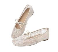 Ballerines élégantes pour femme - Chaussures d'été à enfiler - Légères - Confortables - Chaussures décontractées plates - Chaussures pieds nus - Chaussures d'extérieur - Chaussures de danse