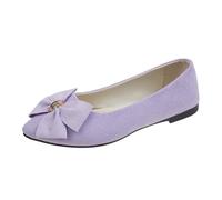 Ballerines élégantes pour femme - Chaussures plates légères et confortables - Chaussures de gymnastique à enfiler - Bout pointu - Respirantes - Chaussures décontractées antidérapantes - Chaussures de