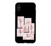 Ballerines élégantes Silhouette Collage Tutu Ballerines Coque pour iPhone XS Max