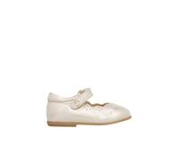 Ballerines En Cuir Avec Scratch Olya Platine- 27
