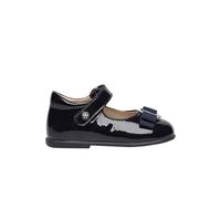 Ballerines en cuir verni jete' bleu foncé 25