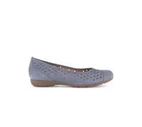 Ballerines en soft nubuk femme Gabor Bleu 43