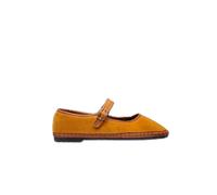 Ballerines en velours femme Flabelus Mary Jane Jaune 41