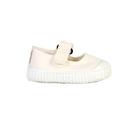 Victoria Ballerines Unisexe enfants 1915 Toile teintée Bande auto-agrippante Bout renforcé Blanc 32