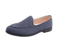 Ballerines Femme Chaussures De Ballet Elegant Légères Respirantes Mocassins Chaussures de Bateau Marche sans Lacets Bouche Peu Profonde Confortables (Blue, 39)