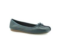 Ballerines Femme - Clarks Freckle Ice - Navy Leather - Bleu 38