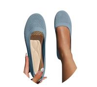 Ballerines Femme Confortable, Compensées pour Mariage Ballerines Femme Cuir, Mocassin Confort Chic Et Elegant Pied Large Vente Flash du Jour Et Soldes, Pantoufle Ete Chaussures De Randonnée Élégant