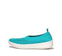 Ballerines femme FitFlop Uberknit Slip-On Bleu 36