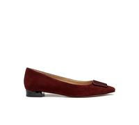 Geox D GISELDA15 Ballet Plat pour Femme, Marron, 37 EU, Marron, 37 EU