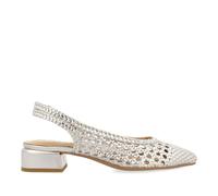 Gioseppo Ballerines PISKOVE tressées en cuir Argent métallique 39 EU Femme