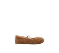 Moon Boot - Ballerine en Shearling - Femme - Chaussures - Brun - Taille: 37 EU