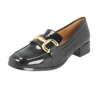 Ballerines Femme Spot On À Talons Bas Carrés Pour Le Travail - F9R0156