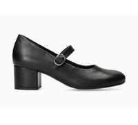 Mephisto - Fermeture Ballerines TOPAZE Noir en Cuir - Hauteur Talon Boucle - 5, Noir , 41 EU