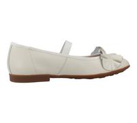 Geox JR Plie' A Ballerines Plates, White, 35 EU