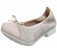 Ballerines - Geox - Jr Plie' C - Cuir - Respirant - Plat 2cm - Rose Lt Rose C8172 33