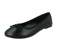 Ballerines Ladies Spot On Avec Détail De Petit Nœud