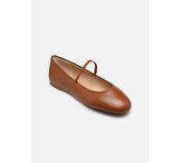 Ballerines Lauren Ralph Lauren Jayna Mj-Flats-Mary Jane pour Femme 38 1/2 Marron