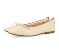 Ballerines off-white en peau pour femme pierbach