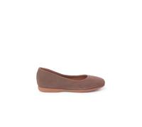 Ballerines Plates En Suède Pour Filles S Taupe 32