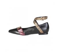 Ballerines pour femme Made in Italia - Noir - Taille 36 - Boucles et bride cheville réglable 39