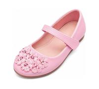 Ballerines pour Fille avec Licorne, Chaussures Basses Décontracté, Couleurs Métallisées, Semelle Arc-en-ciel Antidérapant