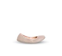 Ballerines Pour Fille En Lin Métallisé Rose Pâle 35