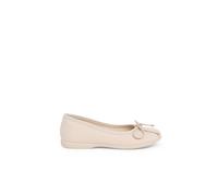 Ballerines Pour Fille En Toile Avec Ruban Sable 33