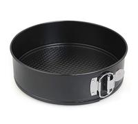 Ballery Moule à Gàteau, Moule à Manqué à Charnière Antiadhésif Moule à Gàteau Rond avec Fond Amovible pour Faire Gâteaux/Pizzas/Pain/Pâtisserie 18cm