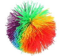 Balles à Ficelle pour Jouets, Balle sensorielle Multicolore Anti-Stress en Silicone.
