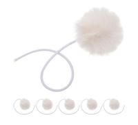 Balles à Griffer pour Chats, Jouet D'éveil Interactif 6 Pièces Beige | Peluche Douce, Lot de Six, Usage Intérieur, pour Chasse et Divertissement des Félins