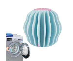Balles à linge, agitateurs de lave-linge, 6,9 x 6,9 cm, outils de nettoyage réutilisables, design anti-enroulement et d'action, détachant, aide à l'adoucissement des tissus, idéal pour les